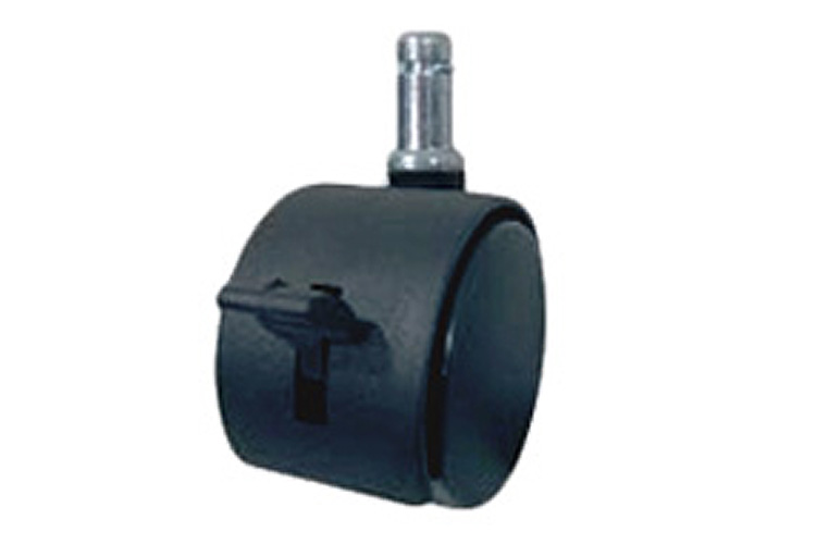 Ethos 125TBA040F11 series 120 swivel axle interior plastic wheel with brake