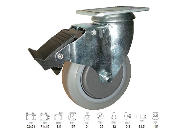 Bánh xe tải trọng nhẹ Ethos cao su 253EIY125P01