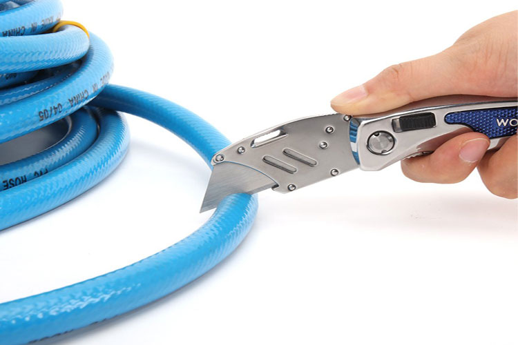 Dao gấp gọn tiện ích thay lưỡi nhanh Workpro W011010