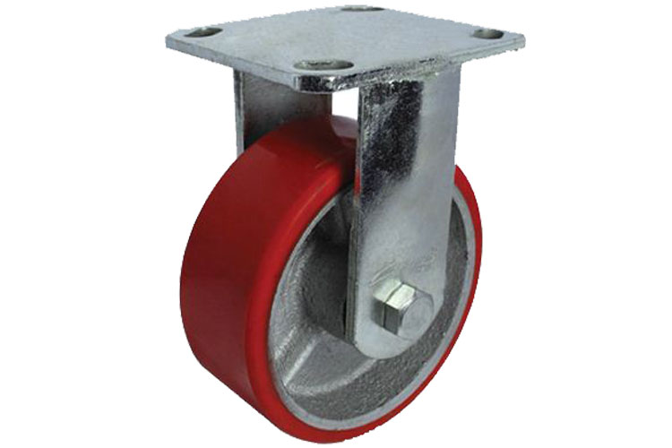 Bánh xe PU dòng 490 tải trọng nặng trục cố định Ethos 492XUQ125P45