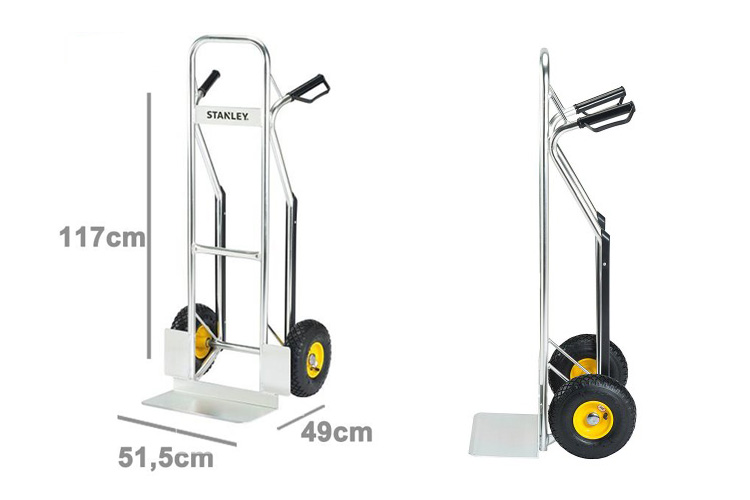 Xe đẩy hàng 2 bánh tải trọng 300kg Stanley HT525
