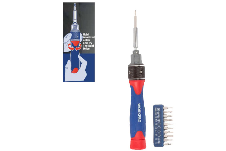 Workpro W021178 12-piece screwdriver set
