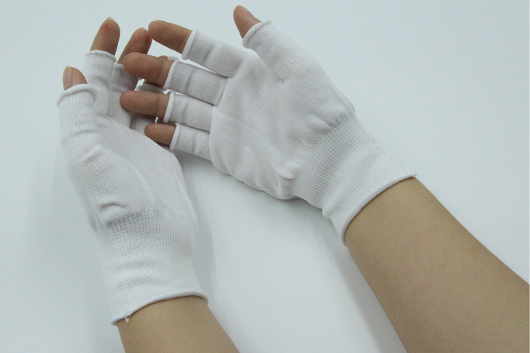 Găng tay bảo hộ MVW không phủ PU hở ngón MVW-HLF-100S