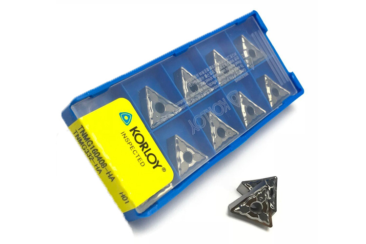 mảnh dao tiện hợp kim Korloy TNMG160408 HA H01