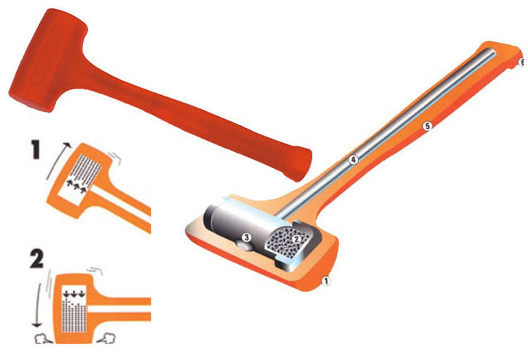 Búa nhựa đúc cán lõi thép 0.28kg Stanley 57-530
