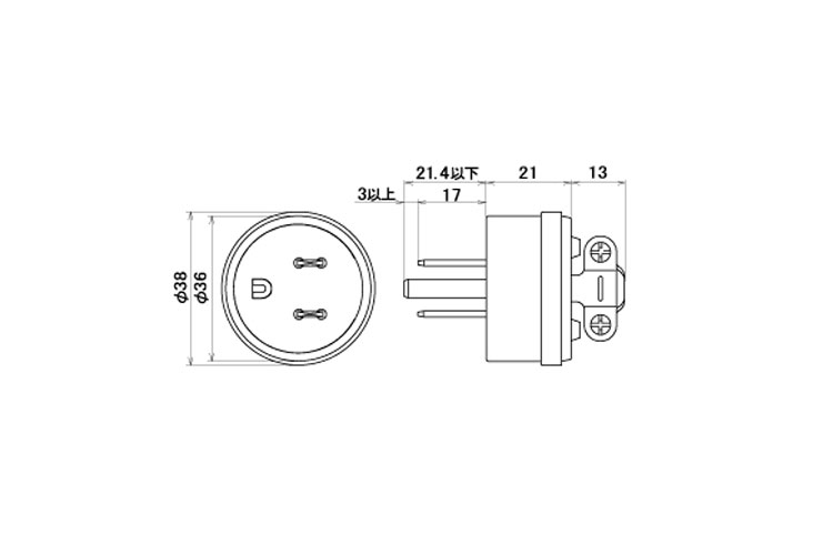 Phích cắm Panasonic ME2592W