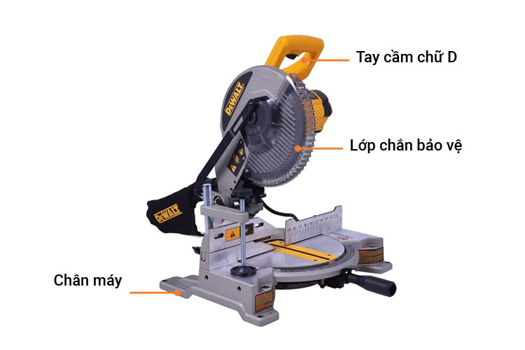 Máy cưa đa góc 1650W Dewalt DW714-B1