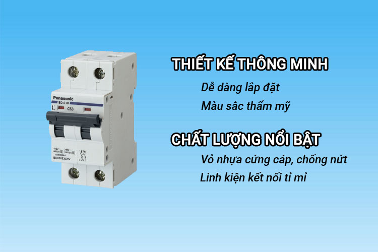 Cầu dao tép Panasonic BBD3063CNV
