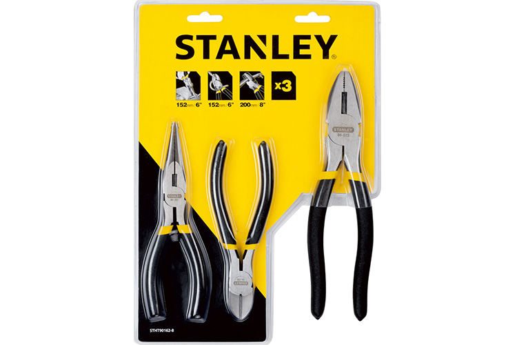 Set of 3 pliers 8 inches and 6 inches Stanley STHT90162-8