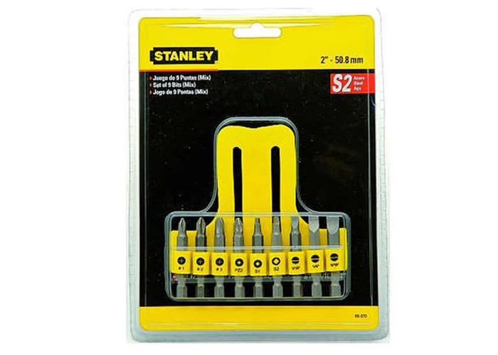 Stanley 68-070-23 9-piece screwdriver bit set