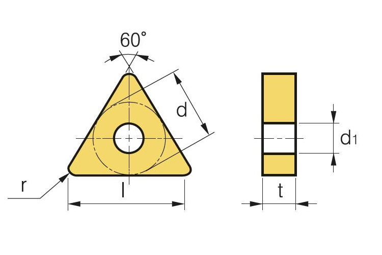 Mảnh dao tiện hợp kim Korloy TNMG160408 VM PC5300