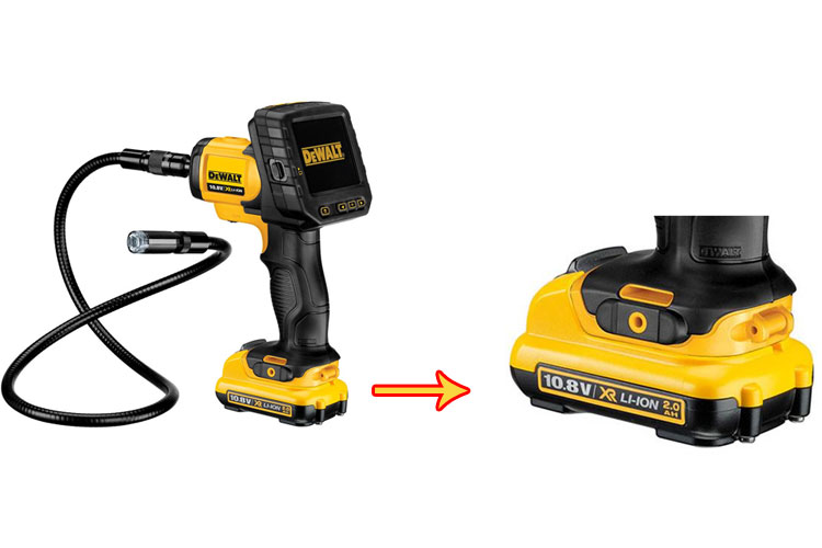 Pin sạc li-ion 10.8V/2Ah Dewalt DCB127-XJ