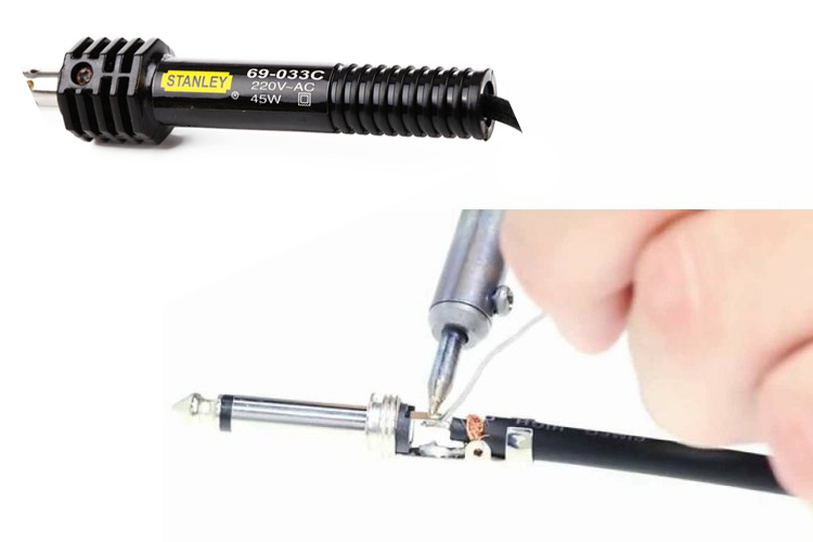 Mỏ hàn thiếc 45W 220V đầu dẹp Stanley 69-033C