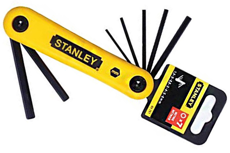 Bộ khóa lục giác 7 chi tiết 1.5-6mm Stanley 69-261