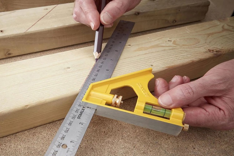 Thước vuông 30cm Stanley 46-028