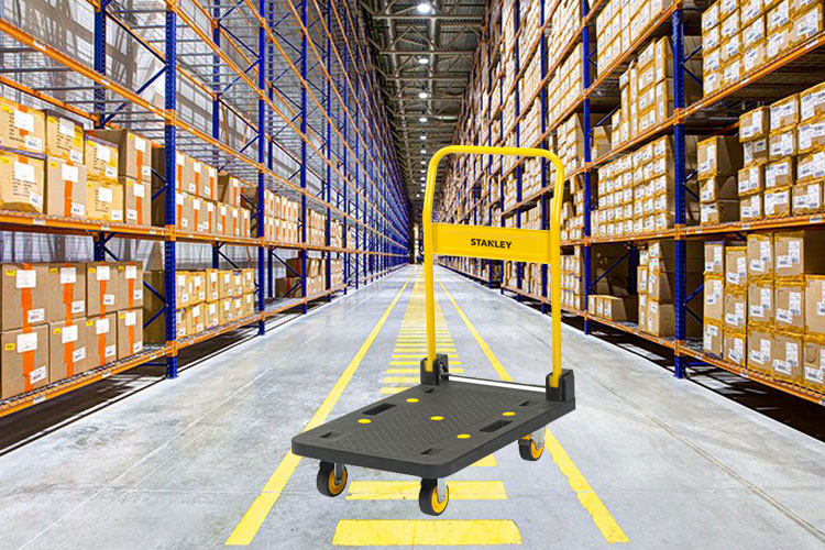 Xe đẩy hàng 4 bánh tải trọng 260kg Stanley PC509