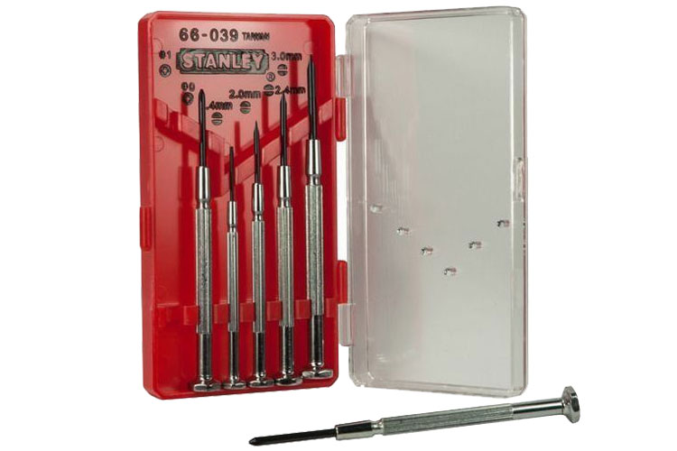 Bộ vít đồng hồ cán sắt 6 cây Stanley STHT66039-8