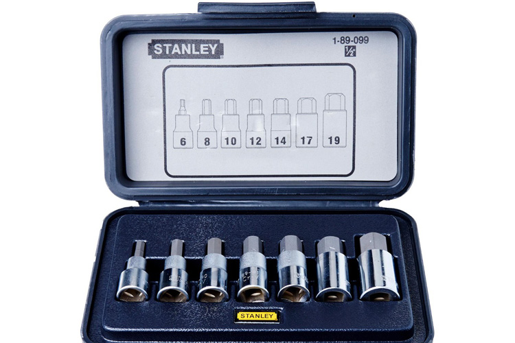 7-piece 1/2-inch hexagon socket set Stanley 89-099-1