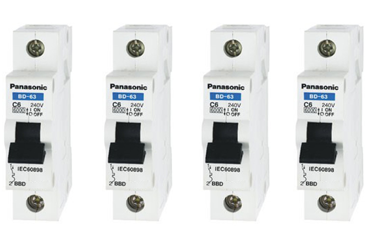 Cầu dao tép 1PE 80A 230VAC Panasonic BBD108011C