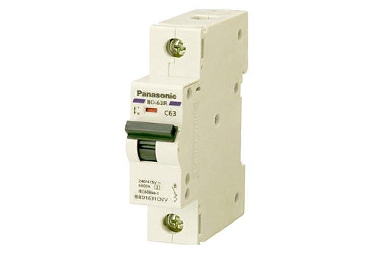 Cầu dao tép 1P 50A 240VAC/415VAC Panasonic BBD1501CNV