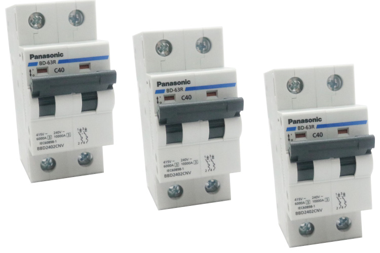 Cầu dao tép 2P 40A  240VAC Panasonic BBD2402CNV