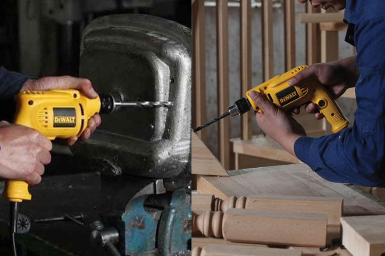 Máy khoan sắt cầm tay 550W Dewalt DWD014-B1 - 3
