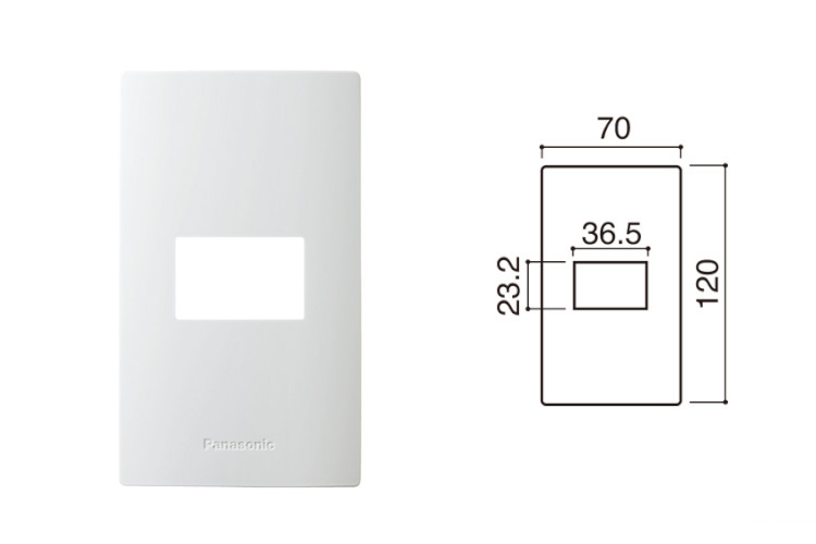 mặt dùng cho 1 thiết bị HALUMIE Panasonic WEVH68010