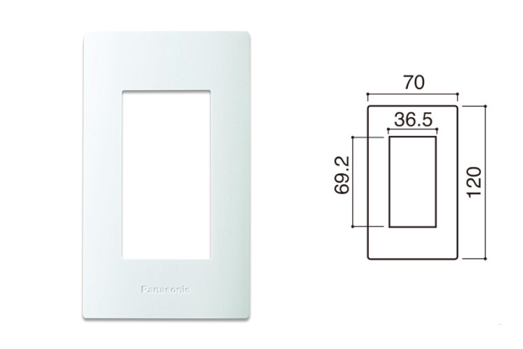 mặt dùng cho 3 thiết bị HALUMIE Panasonic WEVH68030