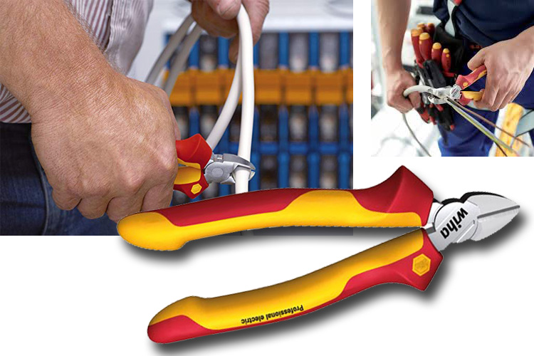 Kìm cắt cách điện 180mm Wiha 27430