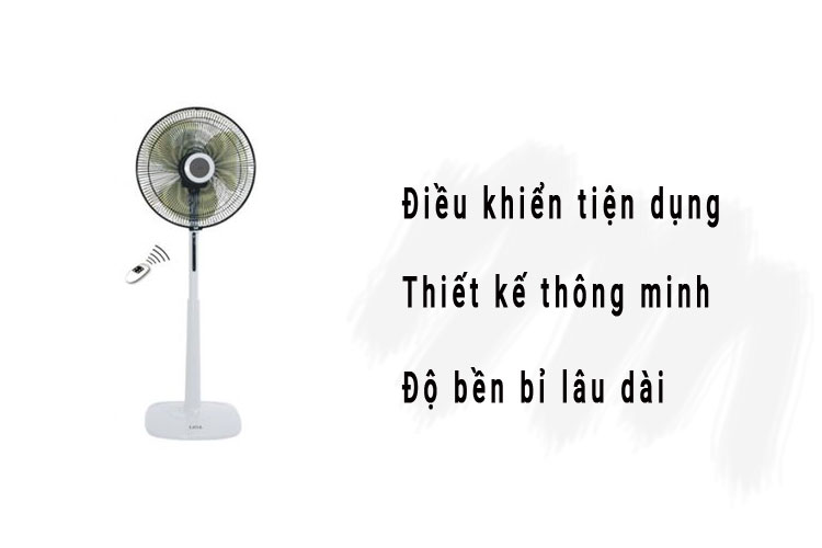 Quạt đứng điều khiển từ xa LiOA Q- 409KOWH