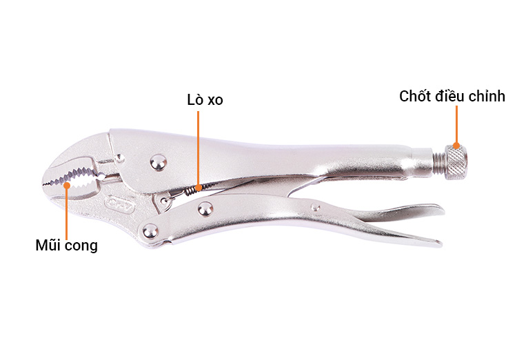 kìm bấm chết mũi cong 12 inches/300mm Workpro W031074