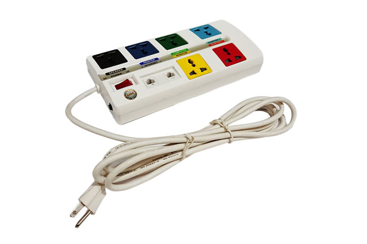 Ổ cắm điện đa năng 6 ổ cắm dây 3m  LiOA 6 OFFICE-3W