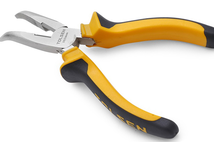 6 inch/160mm curved pointed pliers with Nicke Tolsen 10008 surface coating
