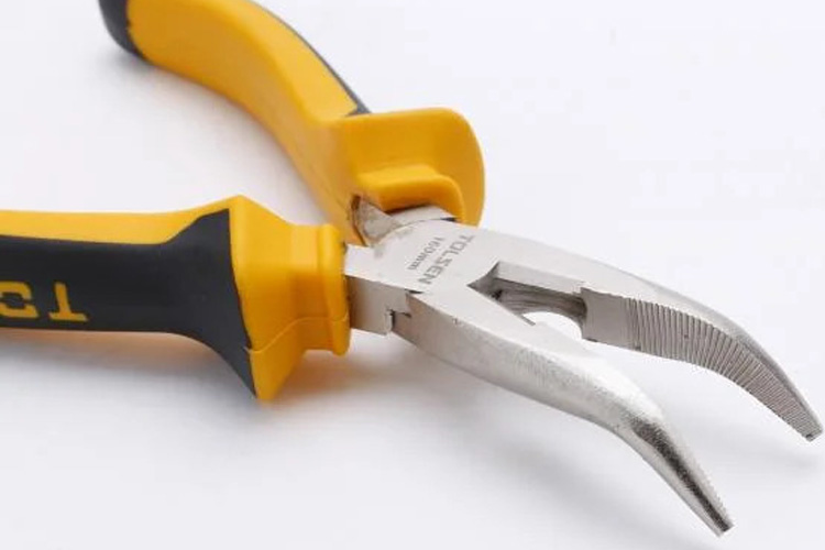 6 inch/160mm curved pliers with Nicke Tolsen 10008 surface coating