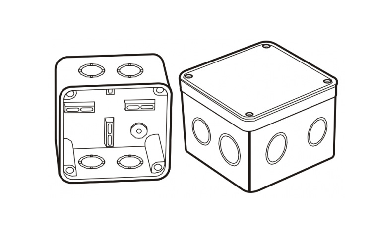 Hộp nối dây tự chống cháy LiOA L265/2X