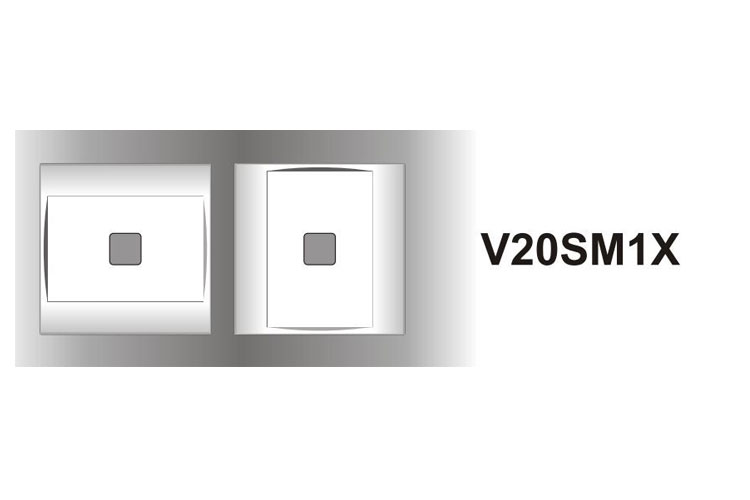 Mặt 1 lỗ LiOA V20SM1X