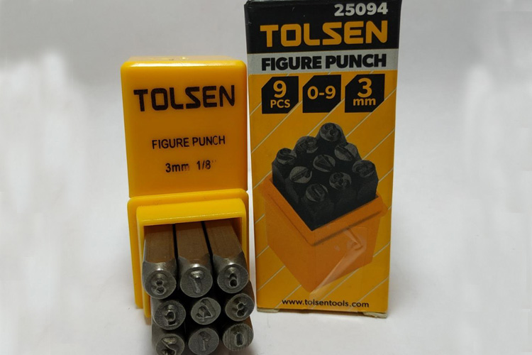 Set of 9 small 3mm Tolsen 25094 pins