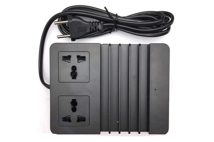 Trạm sạc thông minh 1250W đen (125V/10A) LiOA 2D22N5USB