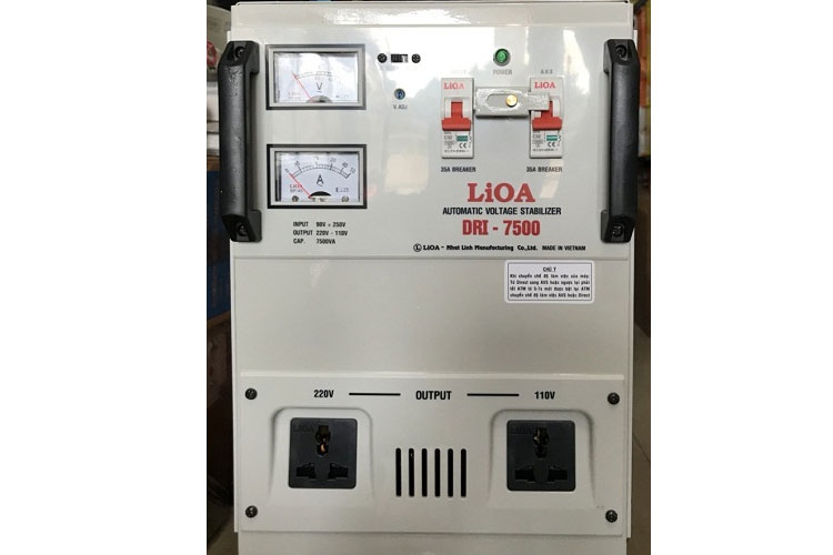 Single phase voltage stabilizer 7.5kVA LiOA DRI- 7500 II