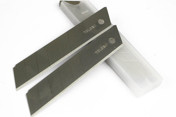 Hộp 10 lưỡi dao thép SK5 25x140mm Tolsen 30017