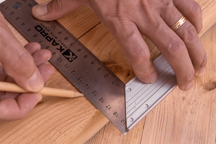 Thước Eke vuông KAPRO 307-20