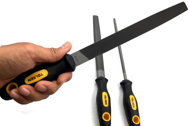 Tolsen 32033 3-piece 8 inch/200mm steel file set