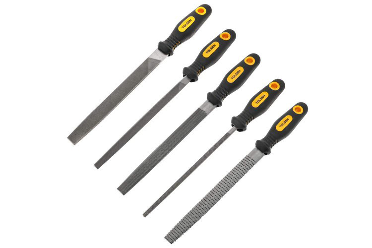 Tolsen 32038 5-piece 8 inch/200mm steel file set