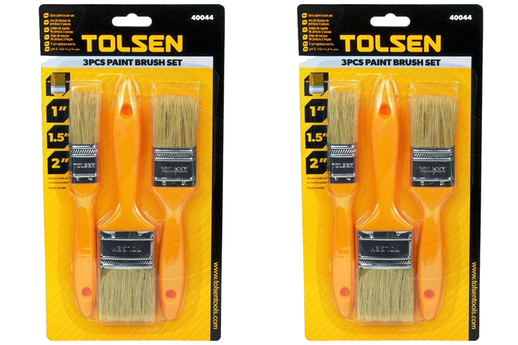 Bộ 3 cây cọ sơn 1'' ,1.5'' ,2'' Tolsen 40044