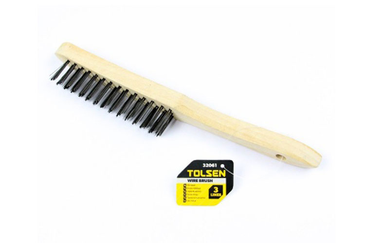 Bàn chải sắt 3line Tolsen 32061