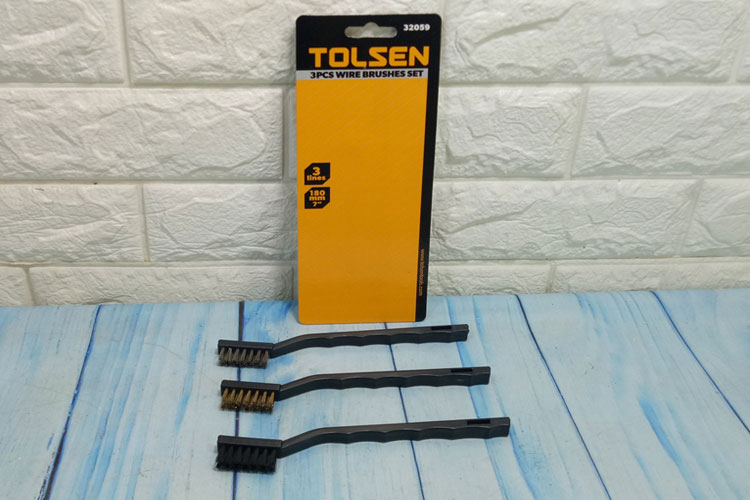 Bộ 3 bàn chảy 180mm Tolsen 32059
