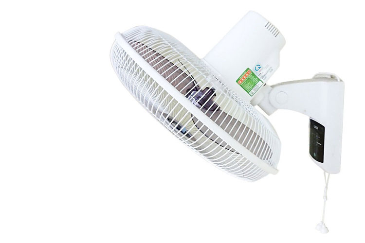 Quạt treo tường trắng có điều khiển 55W LiOA QT-409KWH