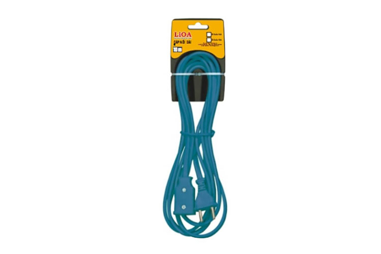 Cáp nối dài nhiều màu loại 10m 10A LiOA C10-2-10A