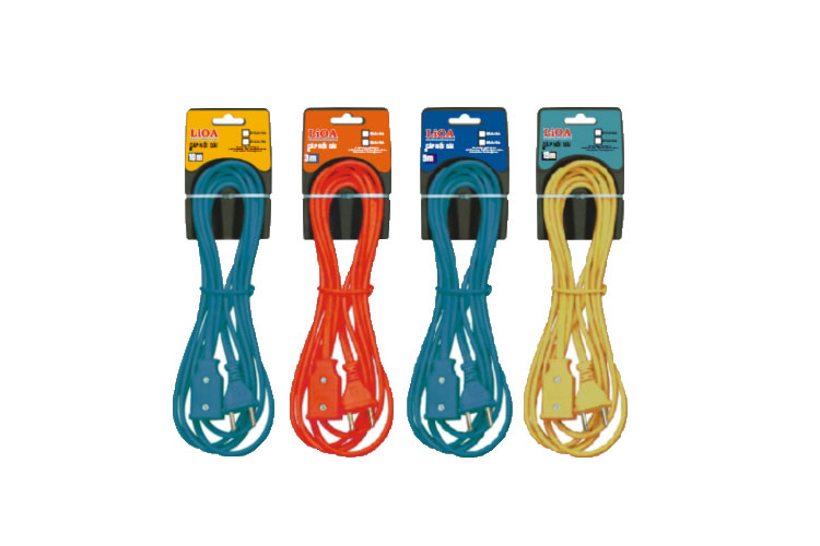 Cáp nối dài nhiều màu loại 5m 10A LiOA C5-2-10A