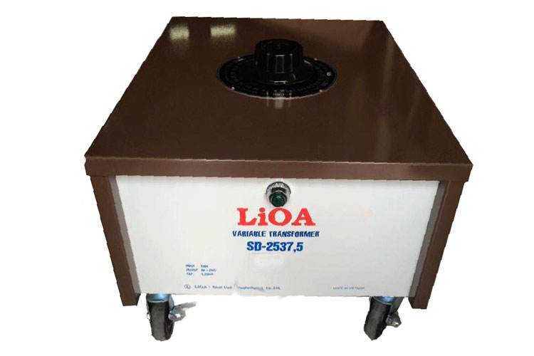 Biến áp vô cấp 1 PHA 8.25kVA LiOA SD-2537.5
